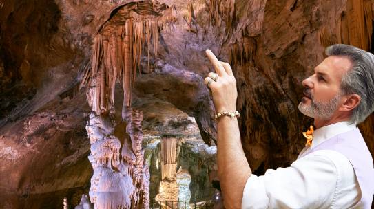 Επίσκεψη του Ηλία Μπουντούρη στο Σπήλαιο Postojna